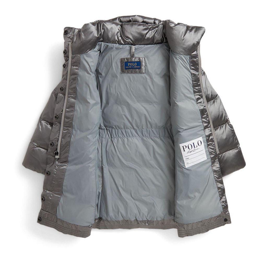 'Girls' 2T-6X Hooded Long Jacket'