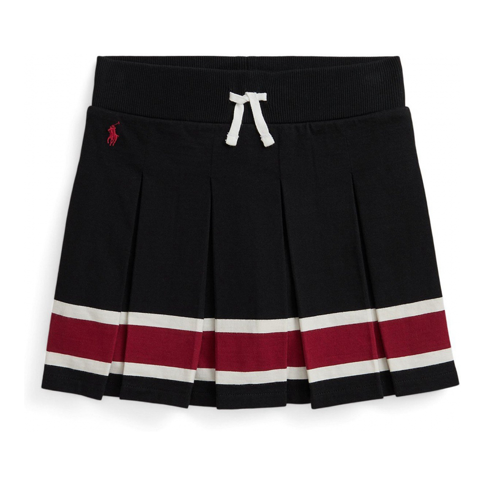 'Girls' 7-16 Striped Pleated Skort'