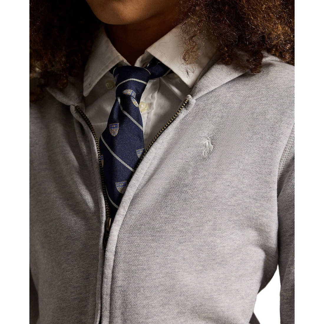 'Girls 7-16 French Terry Full-Zip Hoodie'
