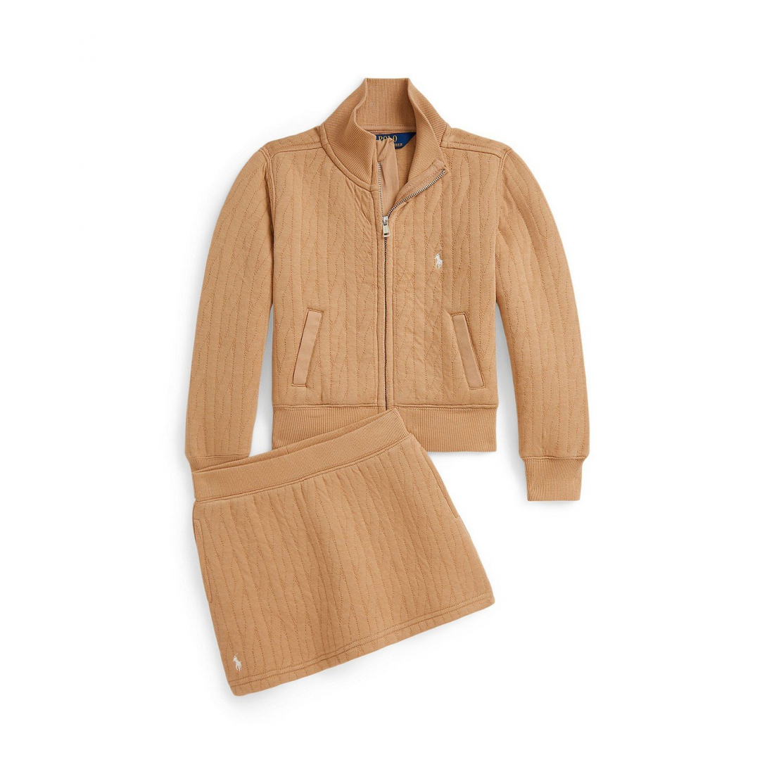 'Girls' 2T-6X Pull-On Quilted Skirt'