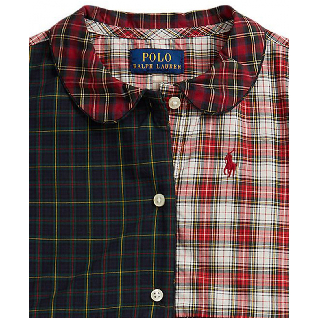'Girls' 2T-6X Plaid Poplin Shirtdress'