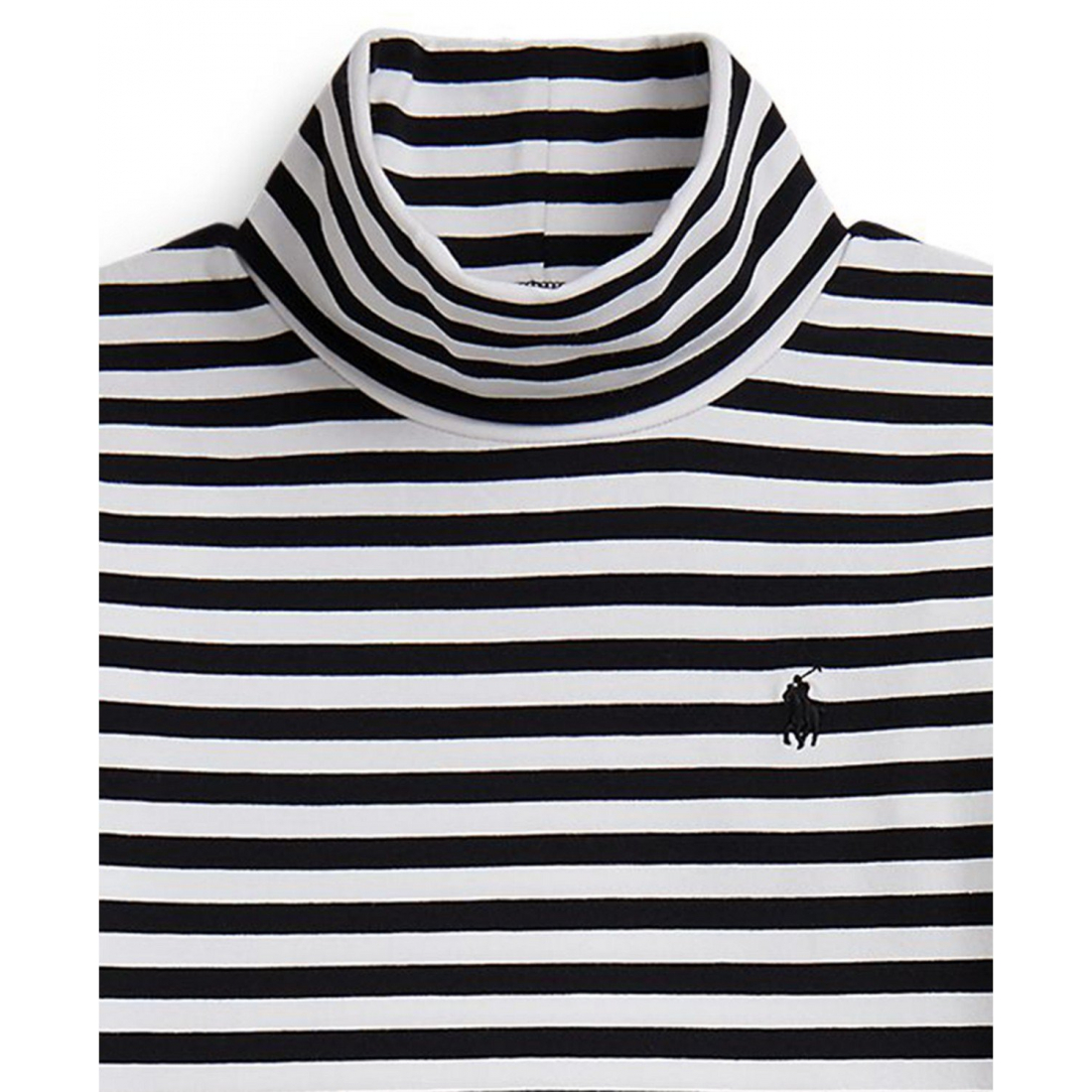 'Girls' 7-16 Striped Turtle Neck Dress'