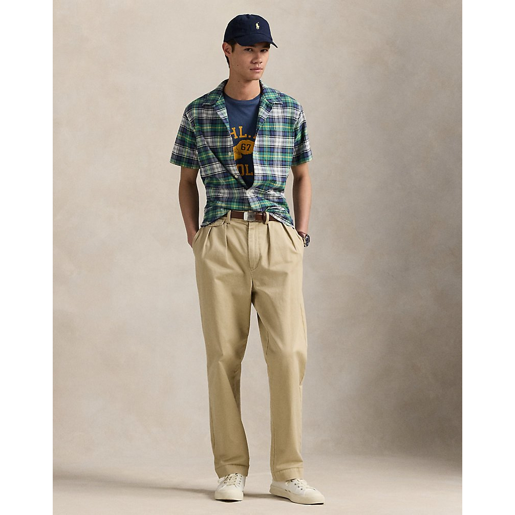 Men's 'Classic Fit Madras Camp Shirt'