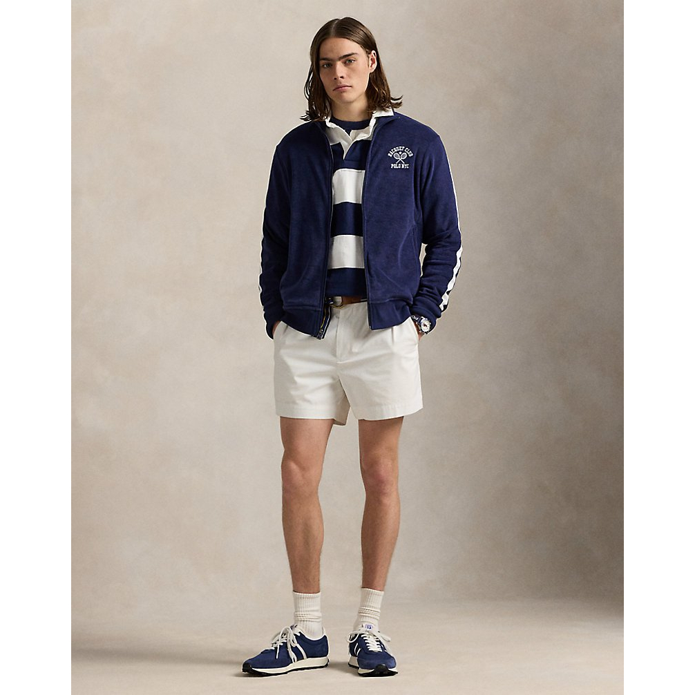 'Embroidered Terry Track Jacket' pour Hommes