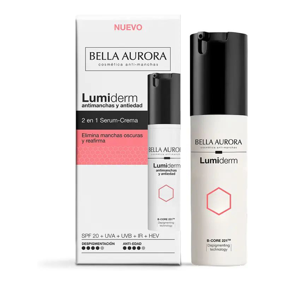 Crème de sérum 'Lumiderm Anti-Dark Spot and Anti-Aging SPF20' - 30 ml