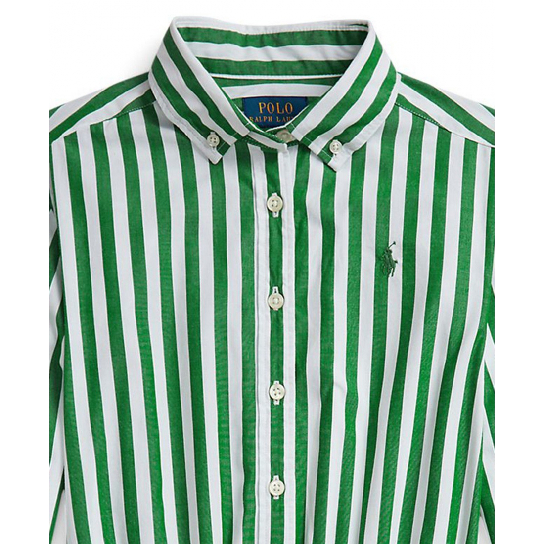 'Girls' 7-16 Striped Long Sleeve Shirtdress'