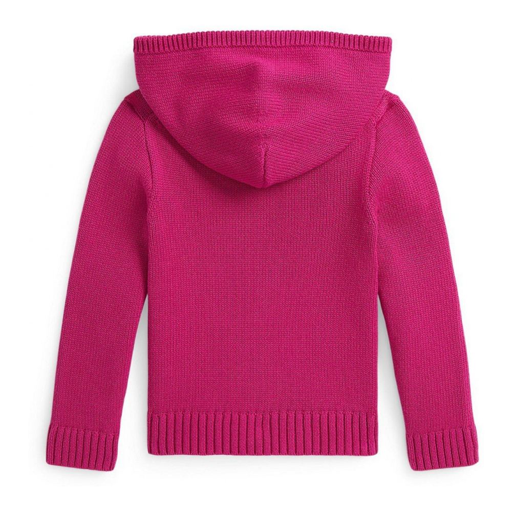 'Girls' 2T-6X Big Pony Hooded Sweater'