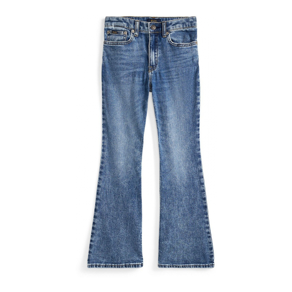 'Girls' 7-16 Stretch Flared Jeans'