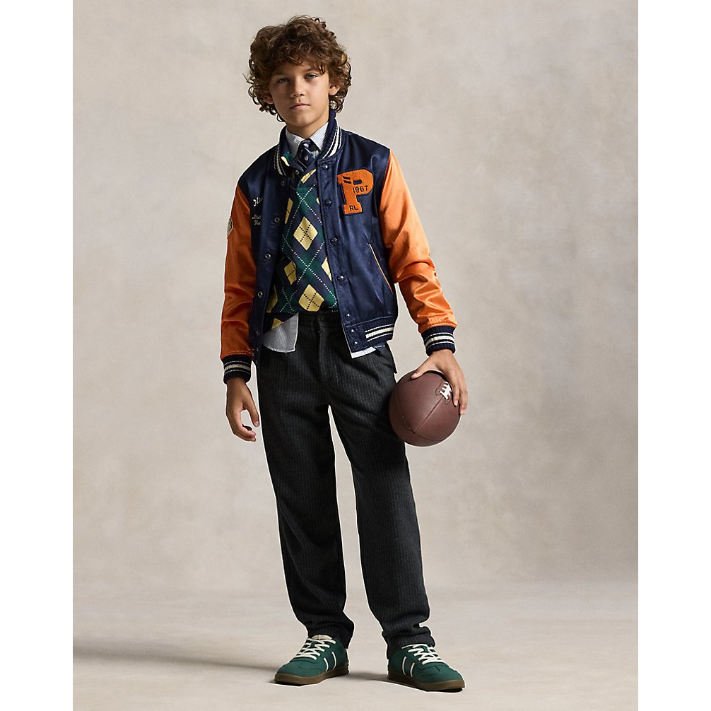 'Chalk-Stripe Knit Pant' pour Garçons