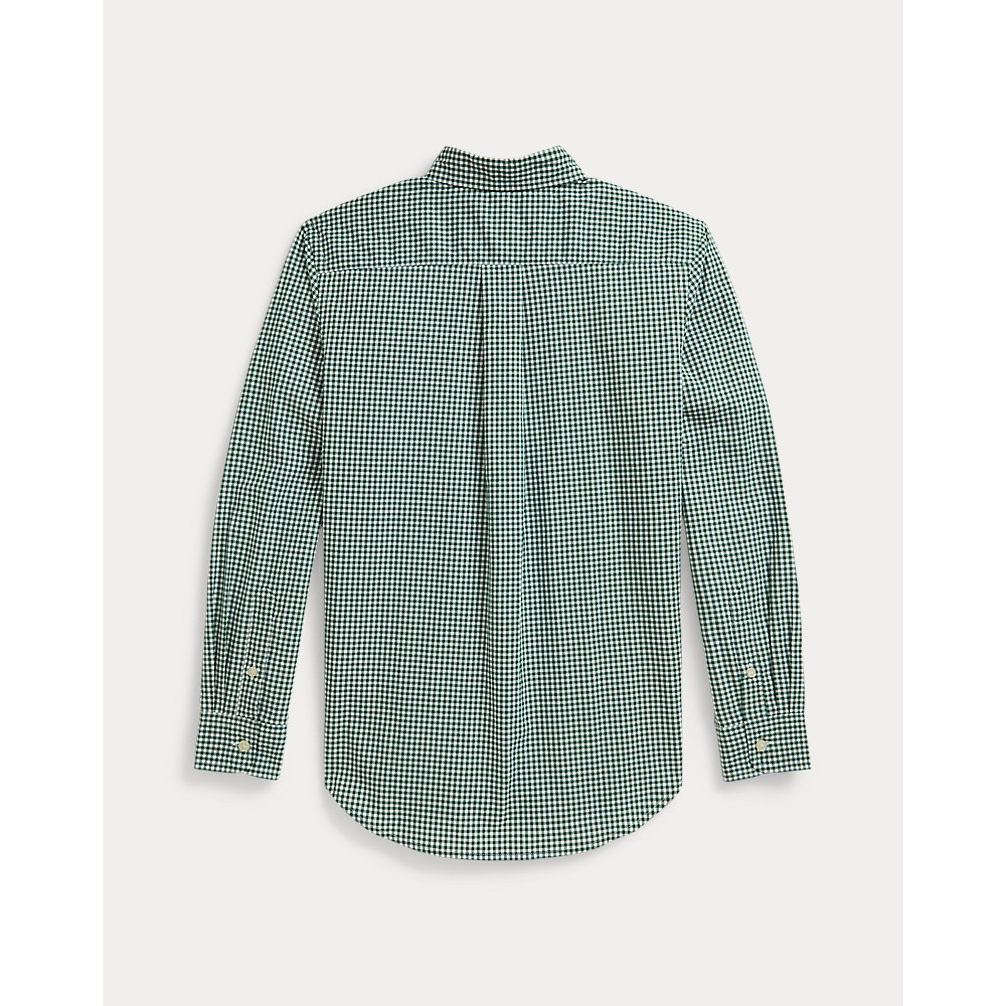 'Gingham Cotton Poplin Shirt' pour Garçons