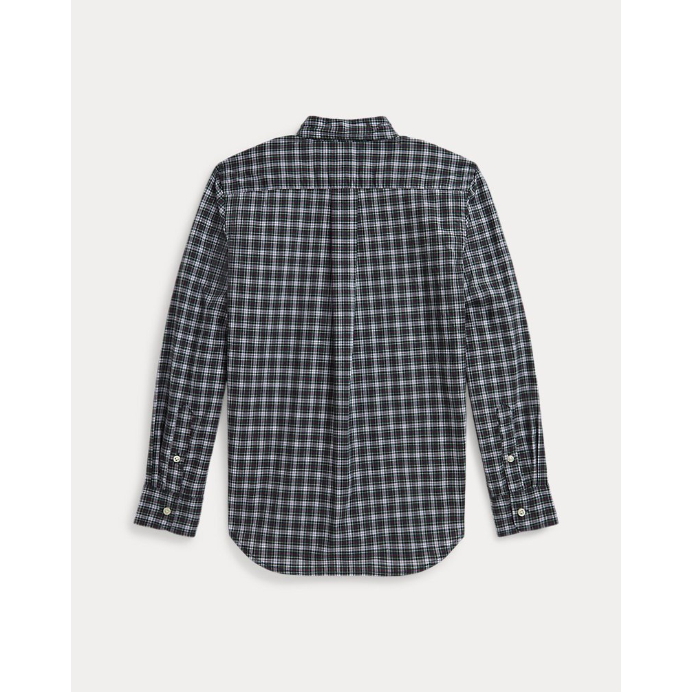 'Plaid Cotton Poplin Shirt' pour Garçons