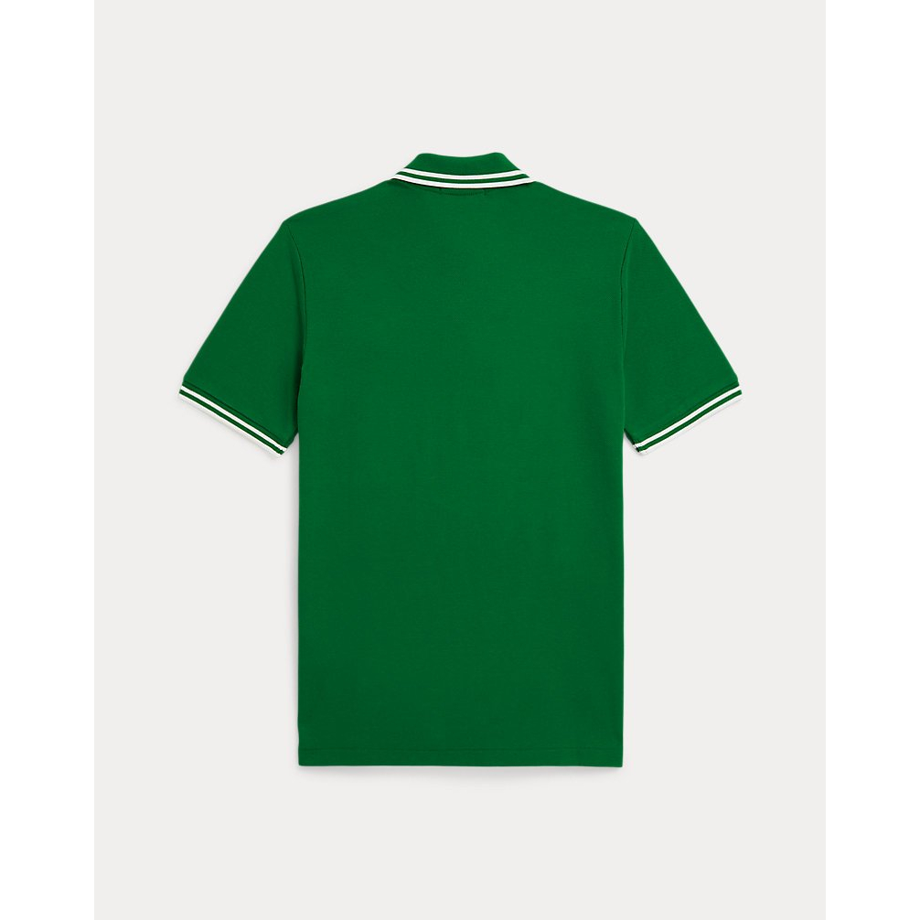 'Logo Cotton Mesh Polo Shirt' pour Garçons