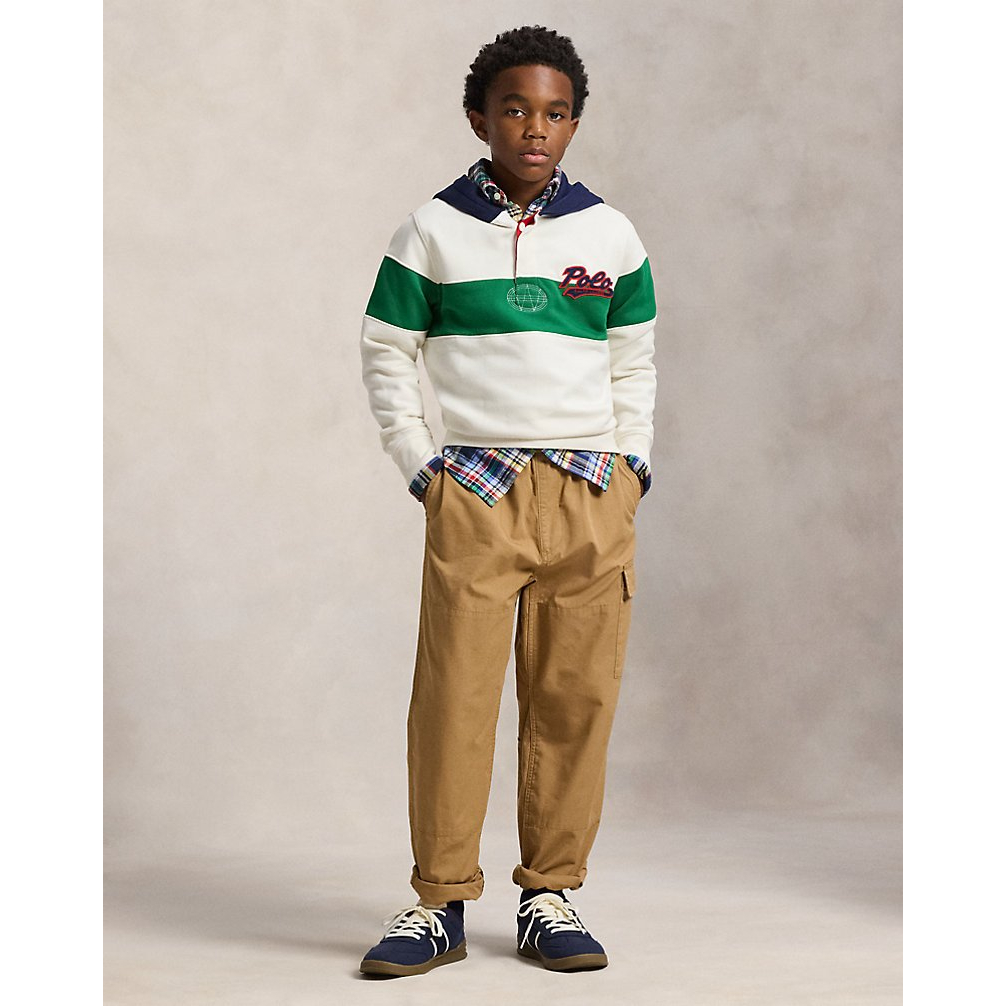 'Logo Fleece Rugby Hoodie' pour Garçons