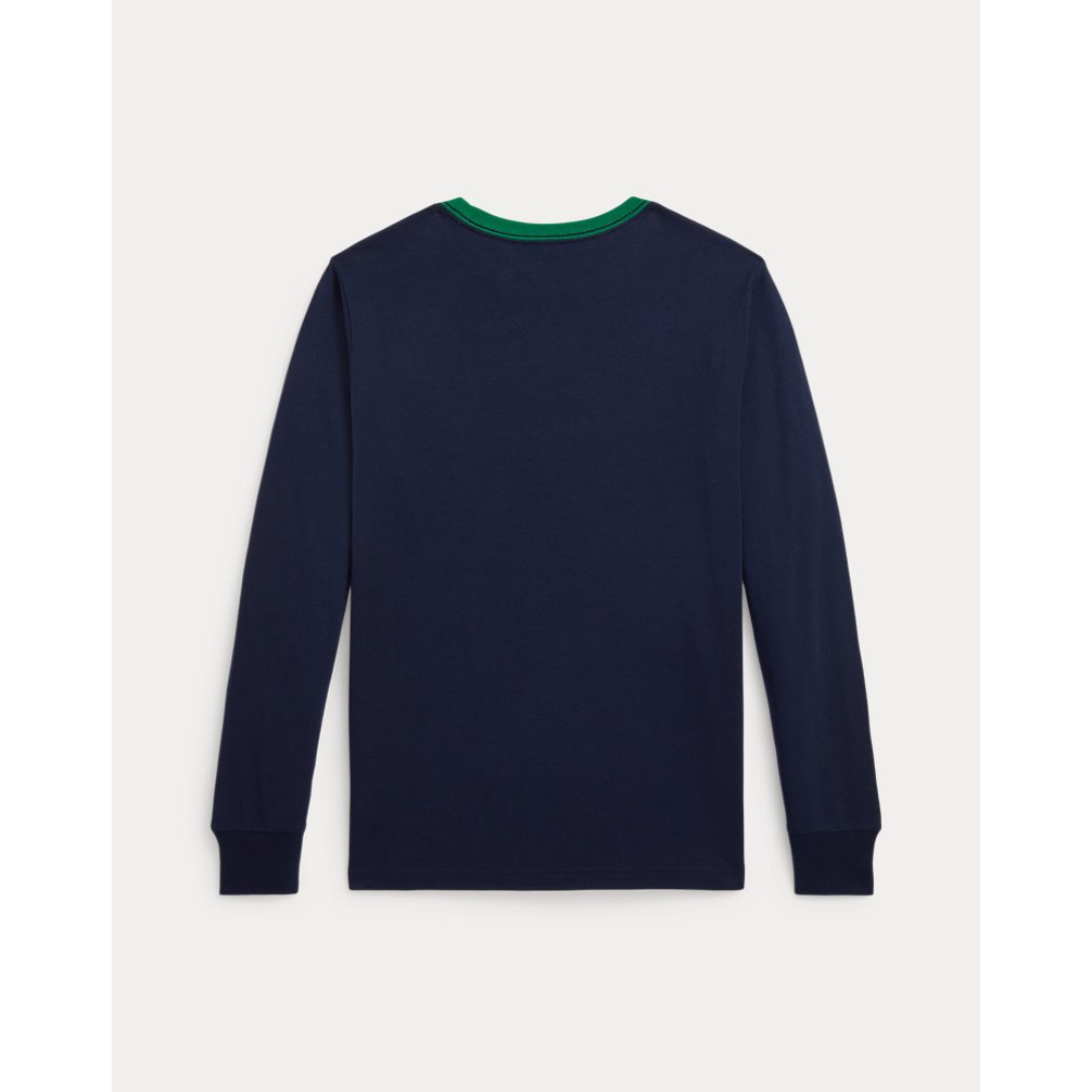'Logo Cotton Long-Sleeve Tee' pour Garçons