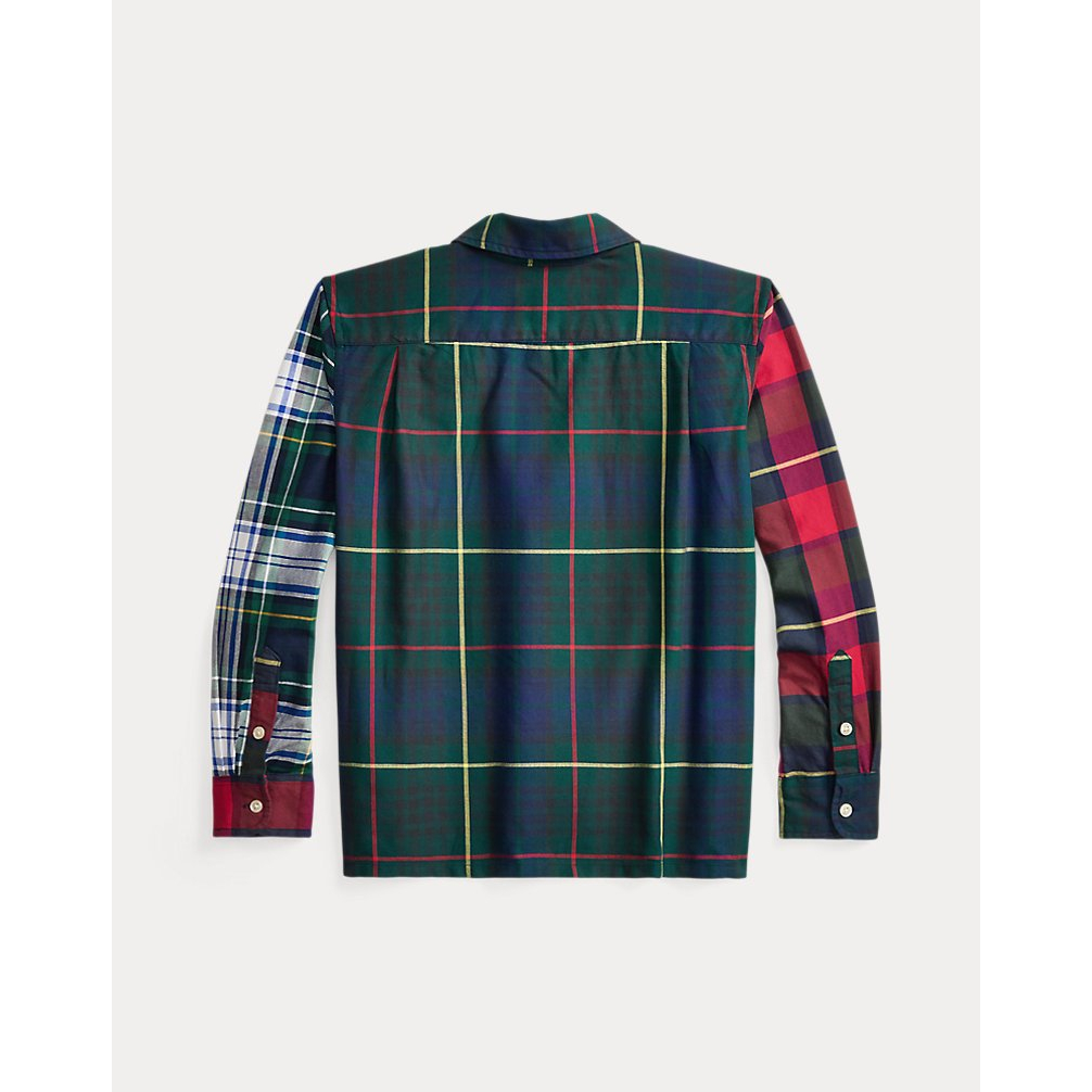 'Plaid Cotton Oxford Fun Shirt' pour Garçons