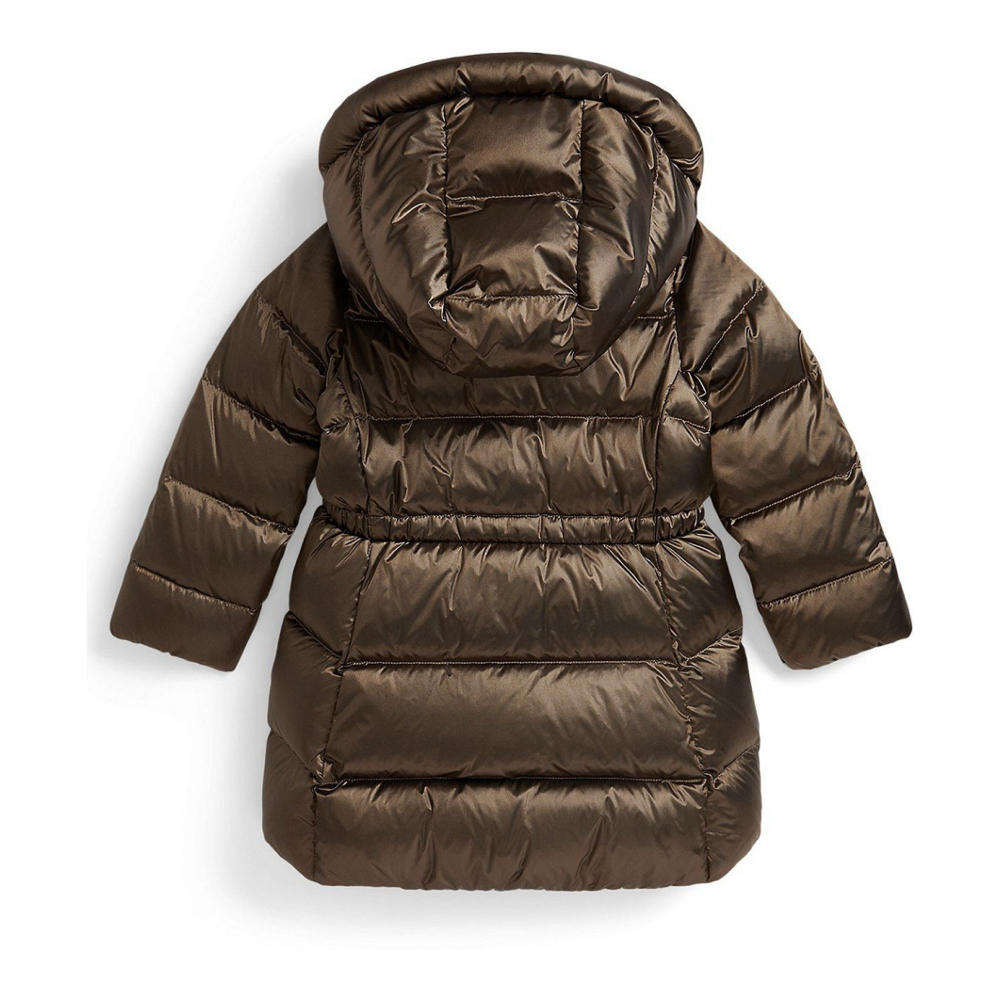 'Girls' 2T-6X Insulated Metallic Outerwear Coat'