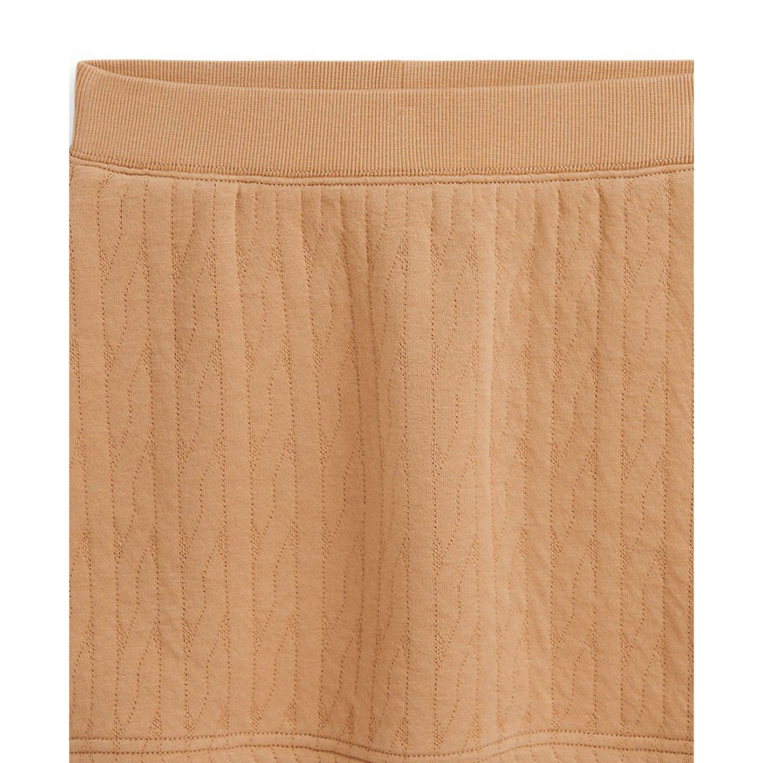 'Girls' 7-16 Quilted Cable-Motif Skirt'