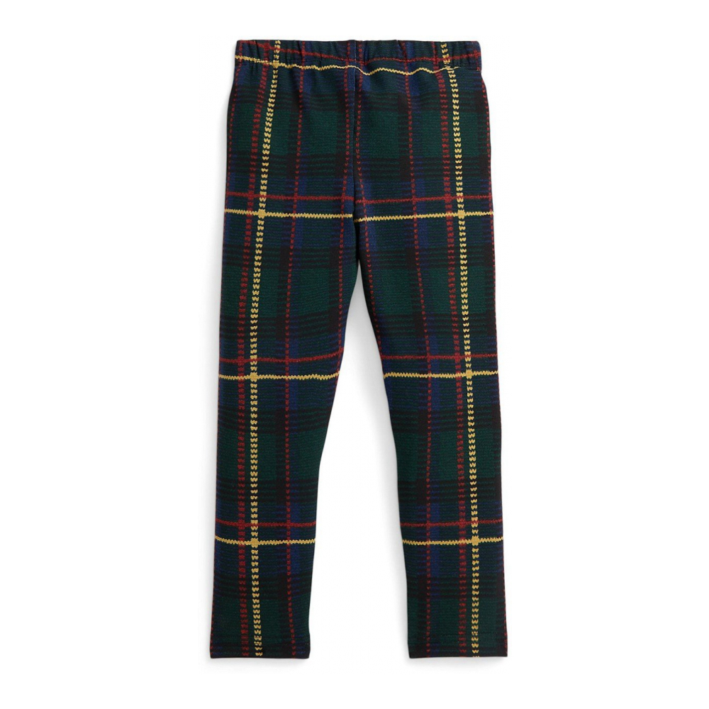 'Girls' 2T-6X Plaid Leggings'