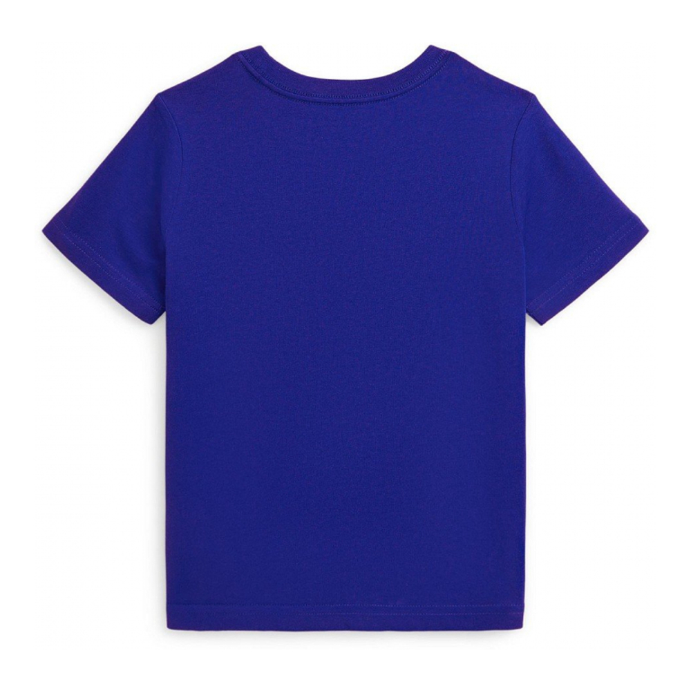 'Cotton Jersey Crewneck T-Shirt' pour Garçons