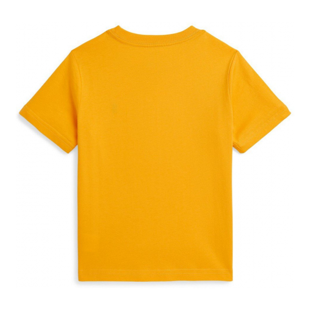 'Cotton Jersey Crewneck T-Shirt' pour Garçons