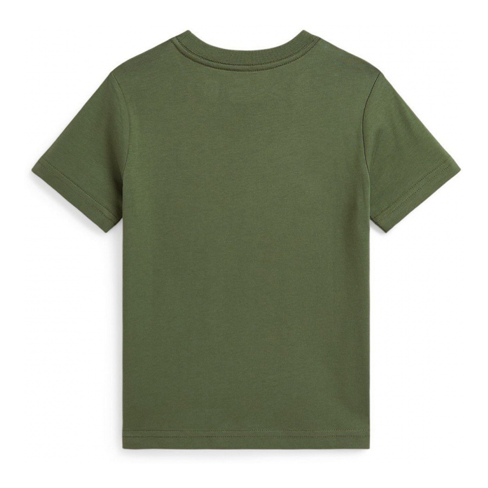 'Cotton Jersey Crewneck T-Shirt' pour Garçons