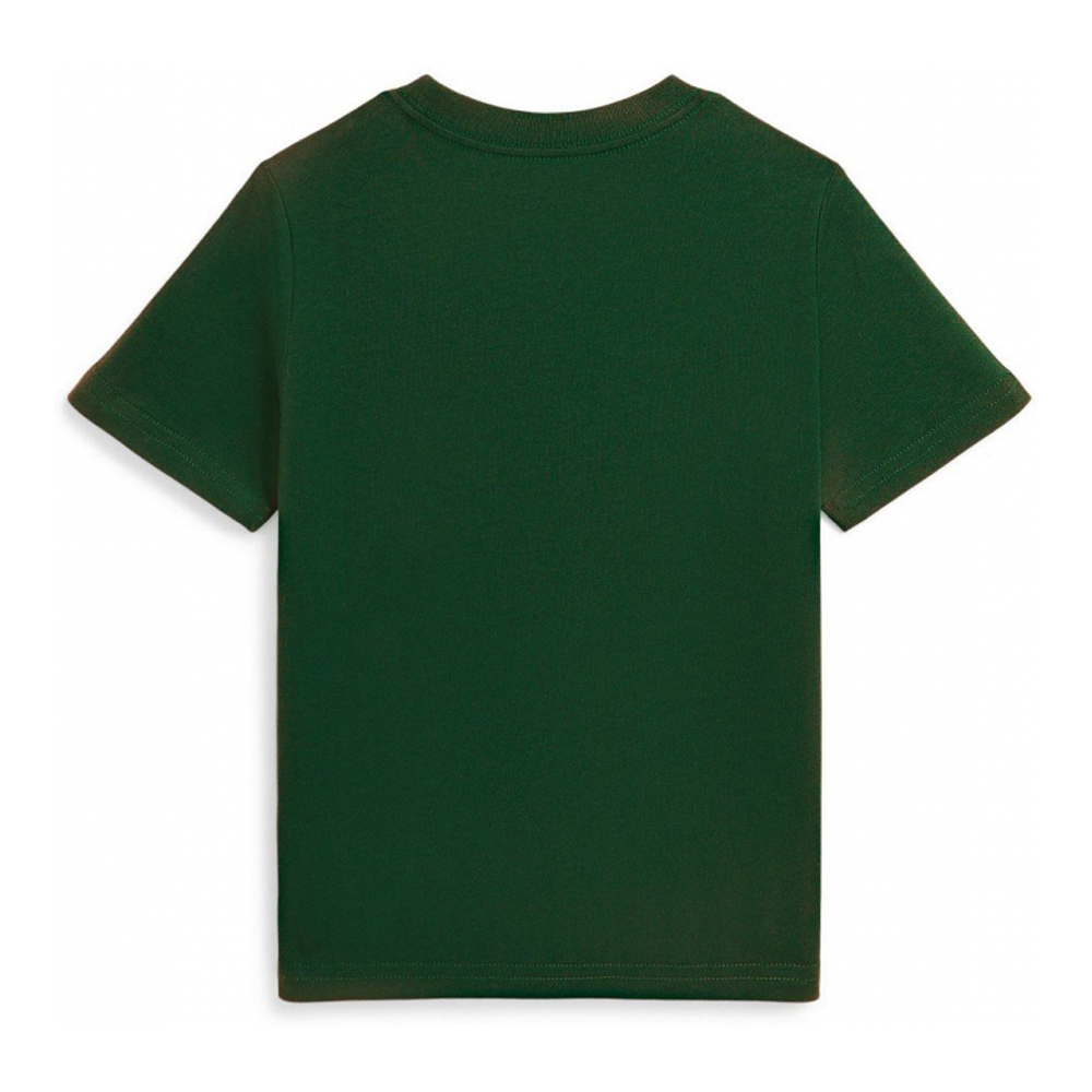 'Cotton Jersey Crewneck T-Shirt' pour Garçons