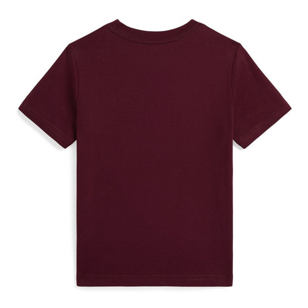 'Cotton Jersey Crewneck T-Shirt' pour Garçons
