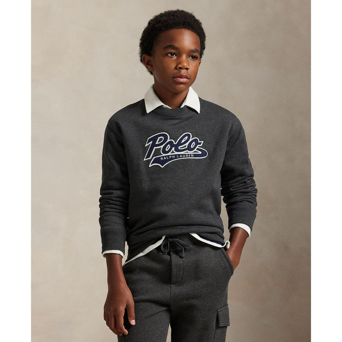 'Logo Fleece Sweatshirt' pour Garçons