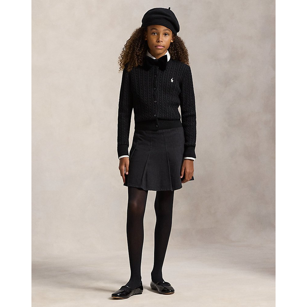 'Metallic Mini-Cable Cardigan' pour Filles