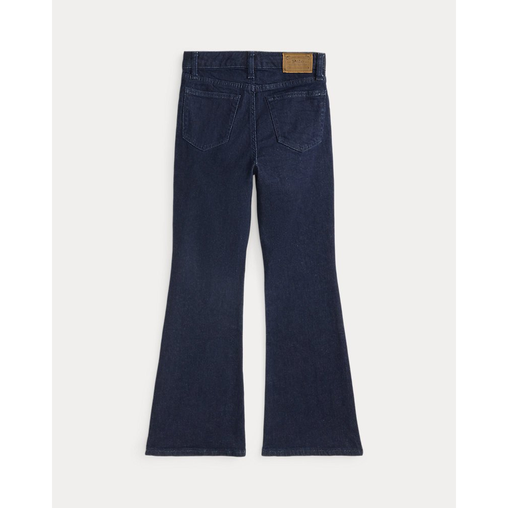 'Flared Indigo Stretch Denim Jean' pour Filles