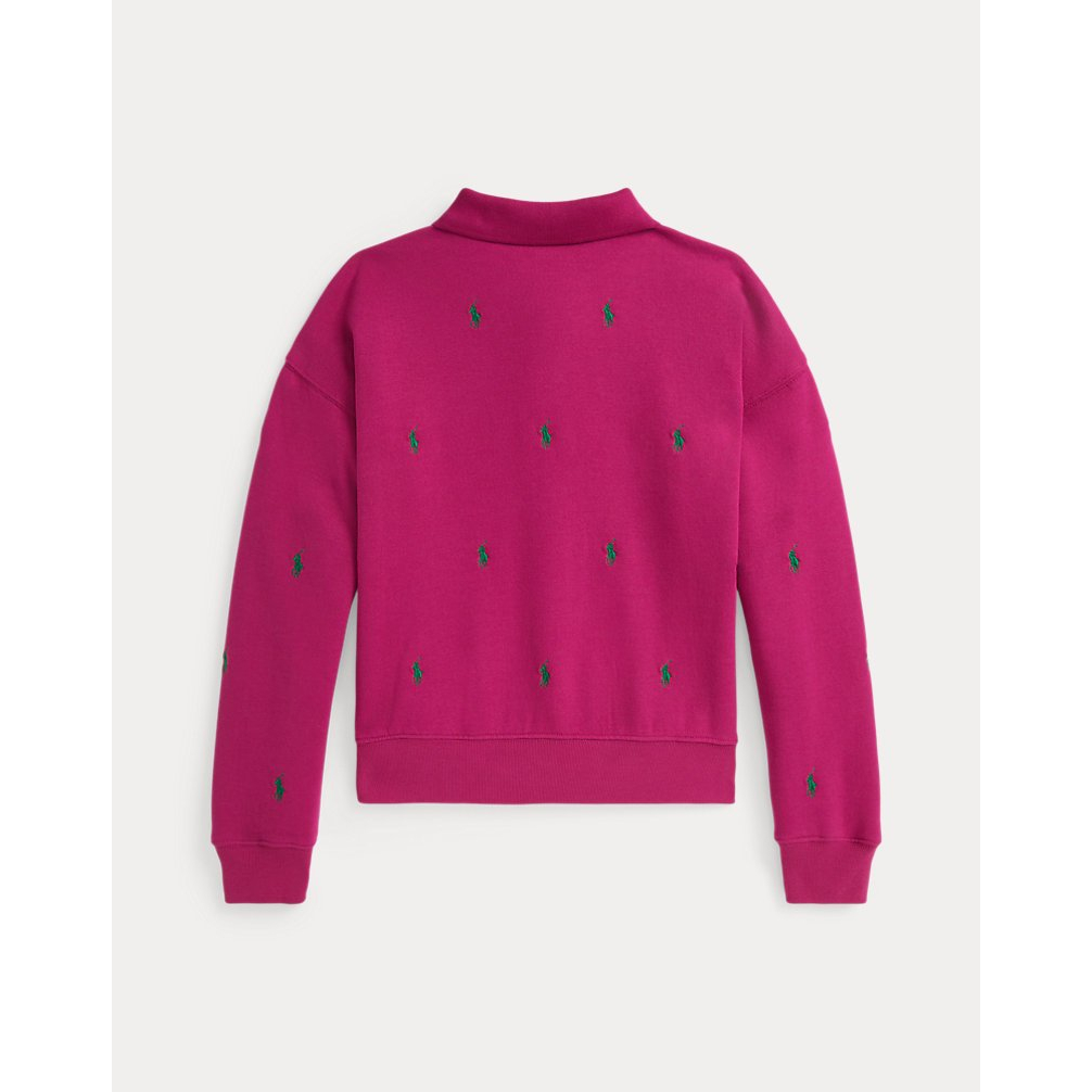 'Polo Pony Fleece Polo Sweatshirt' pour Filles