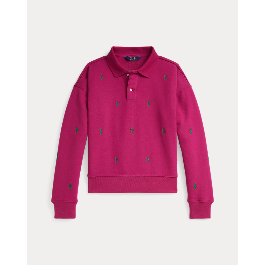 'Polo Pony Fleece Polo Sweatshirt' pour Filles