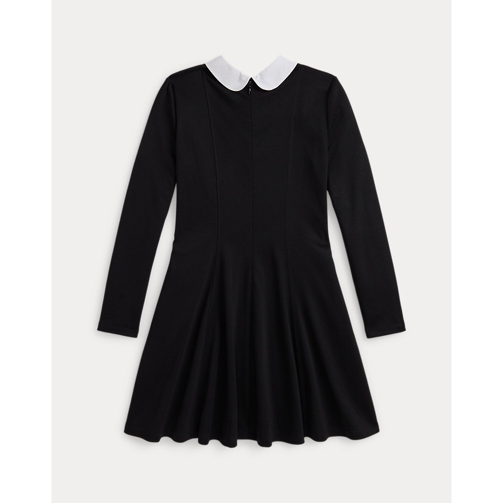 'Contrast-Collar Ponte Dress' pour Filles