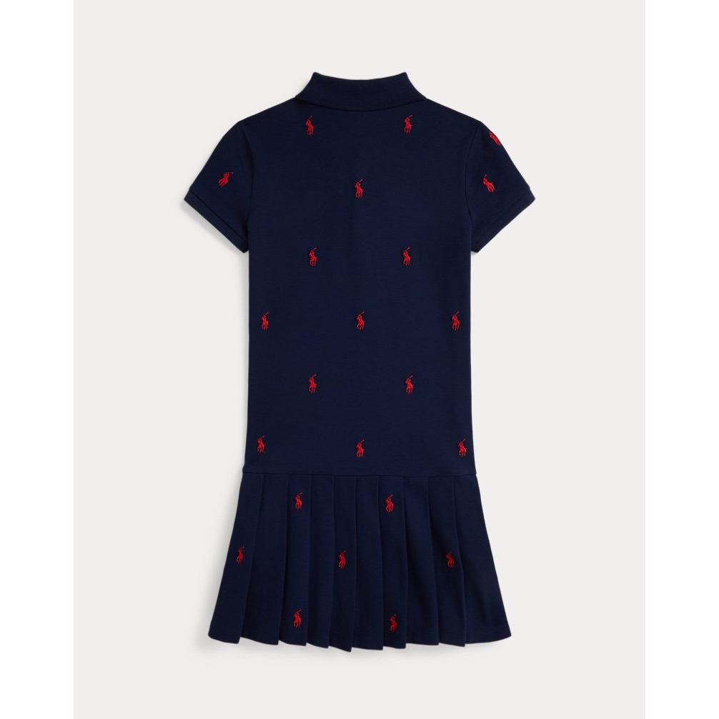 'Polo Pony Stretch Mesh Polo Dress' pour Filles