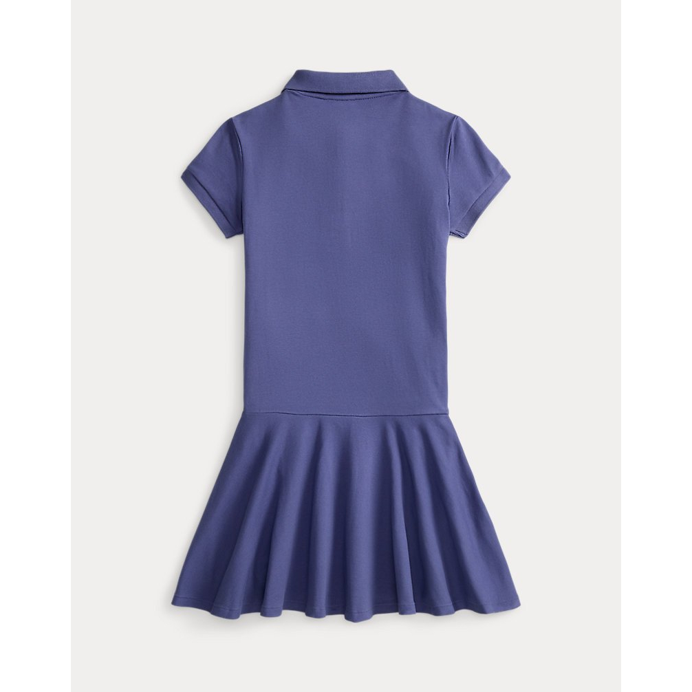 'Stretch Mesh Polo Dress' pour Filles
