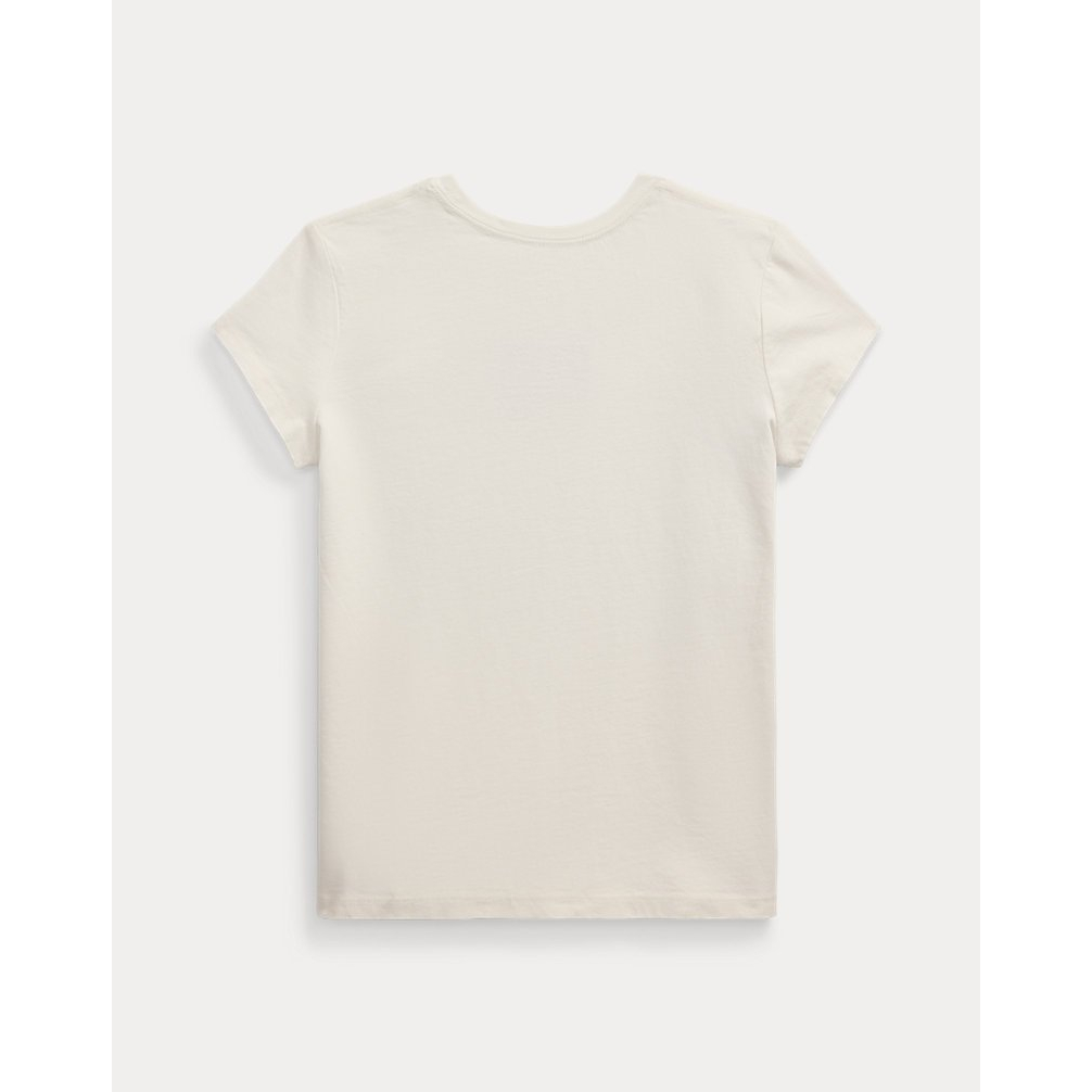 'Flag-Appliqué Cotton Jersey Tee' pour Filles
