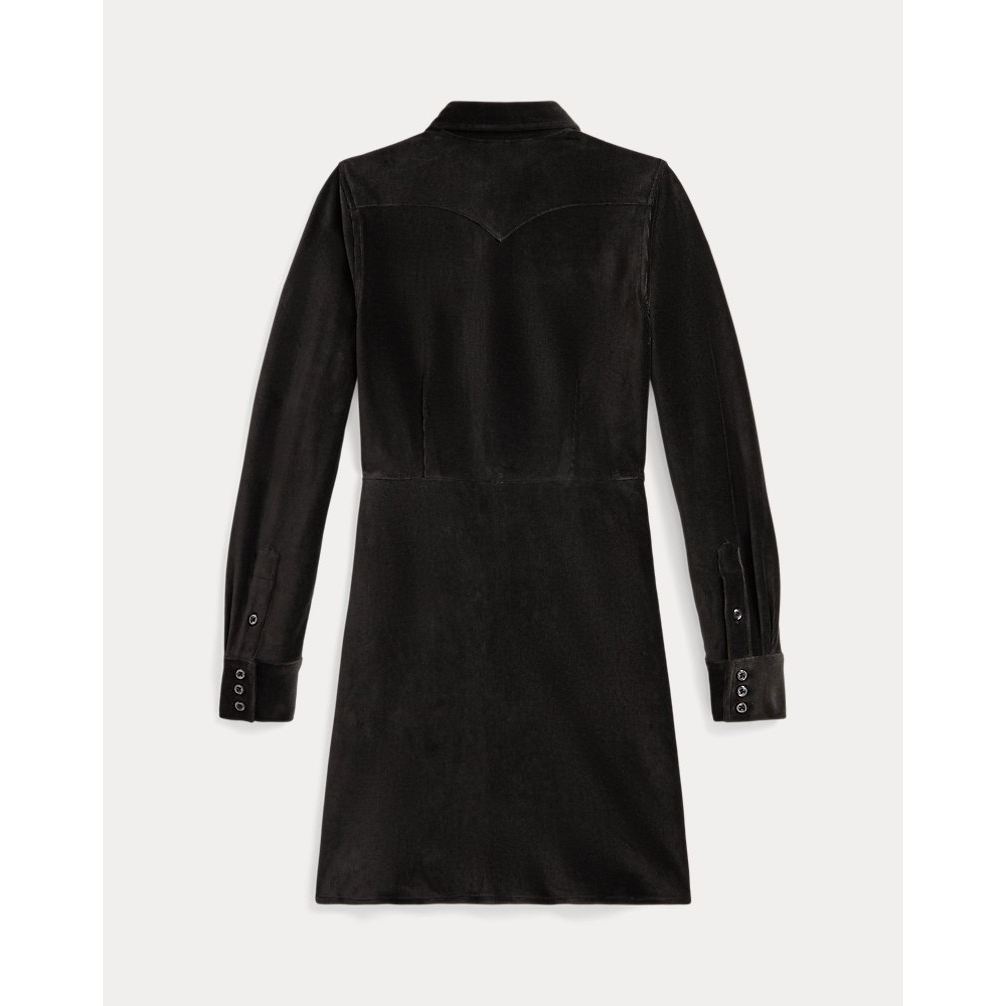 'Velour Western Shirtdress' pour Filles