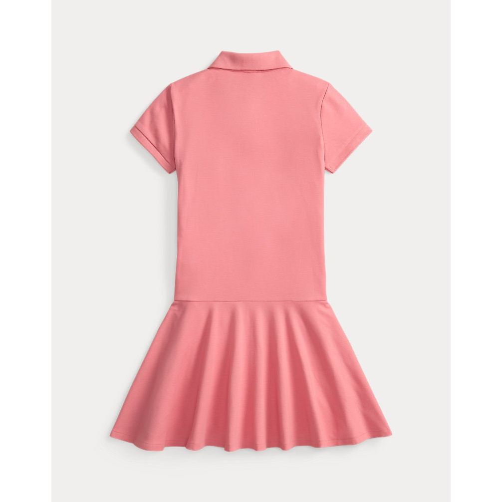 'Stretch Mesh Polo Dress' pour Filles
