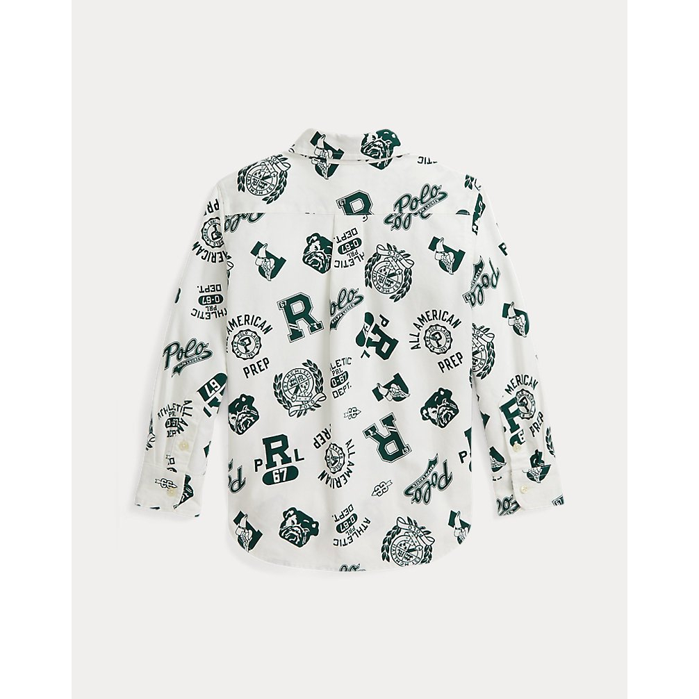 'Cotton Oxford Graphic Shirt' pour Garçons