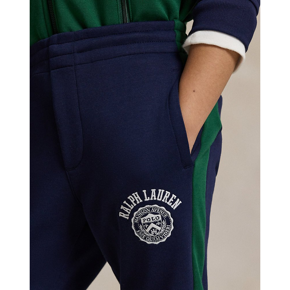 'Logo Crest Double-Knit Jogger Pant' pour Garçons