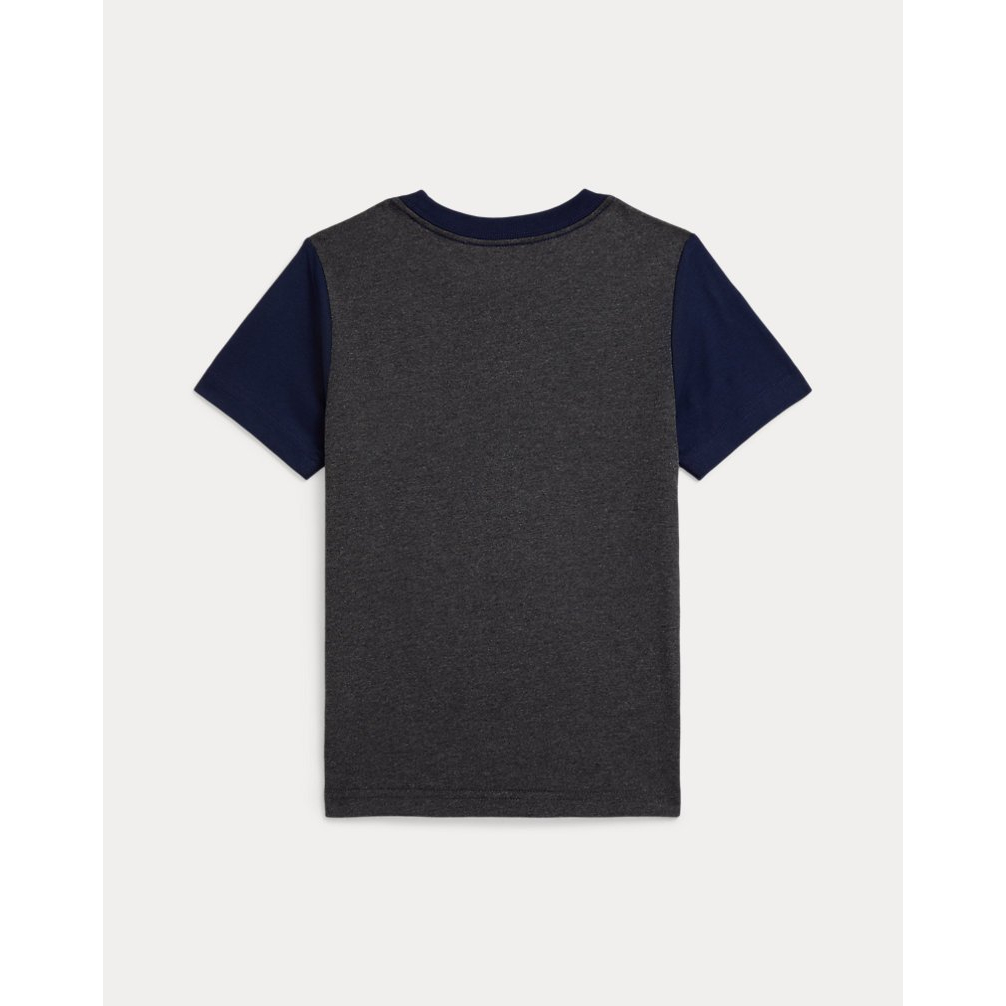 'Logo Color-Blocked Cotton Tee' pour Garçons