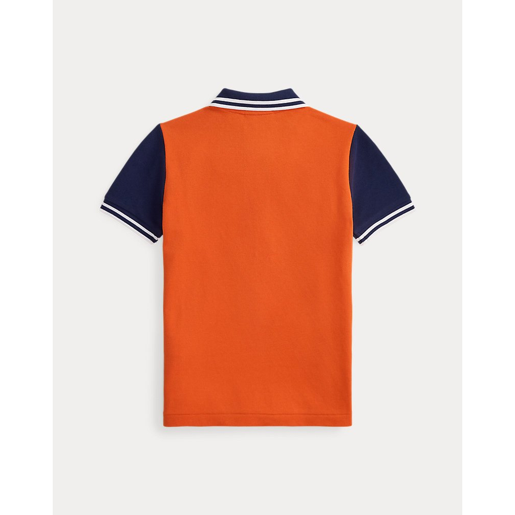 'Triple-Pony Cotton Mesh Polo Shirt' pour Garçons