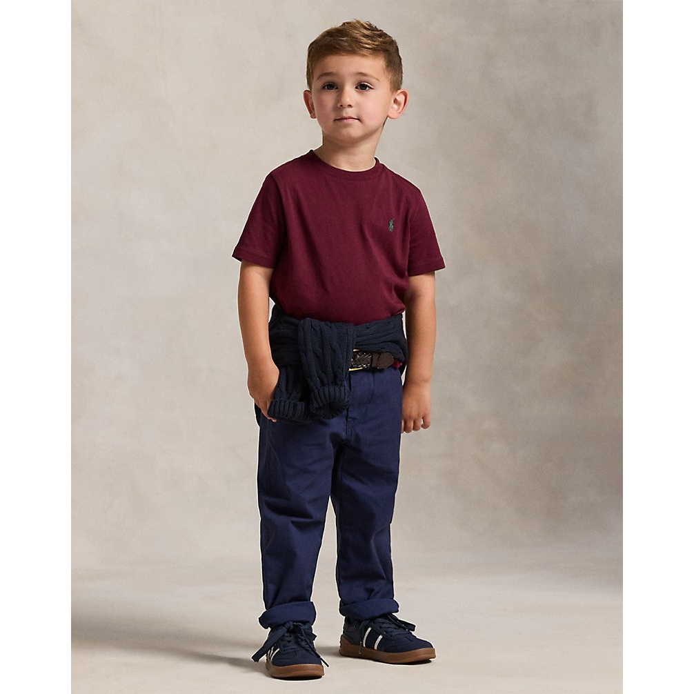 'Cotton Jersey Crewneck Tee' pour Garçons