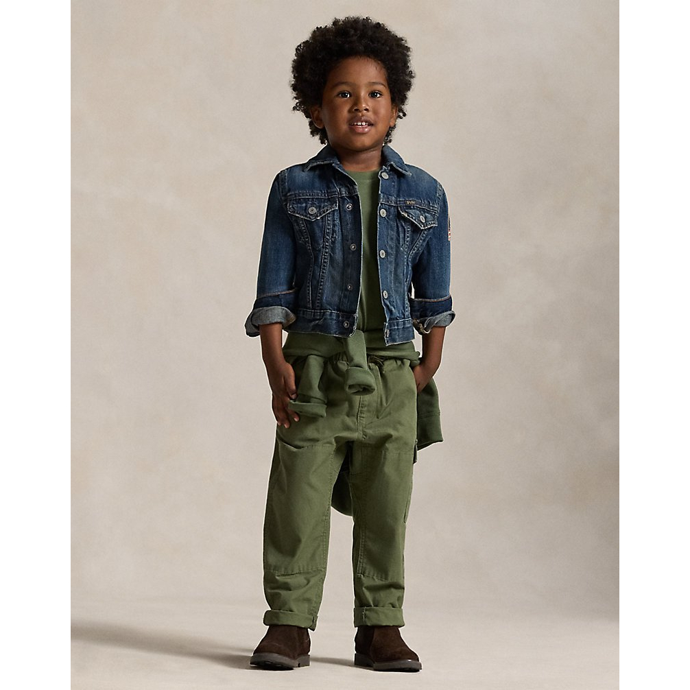 'Cotton Jersey Crewneck Tee' pour Garçons