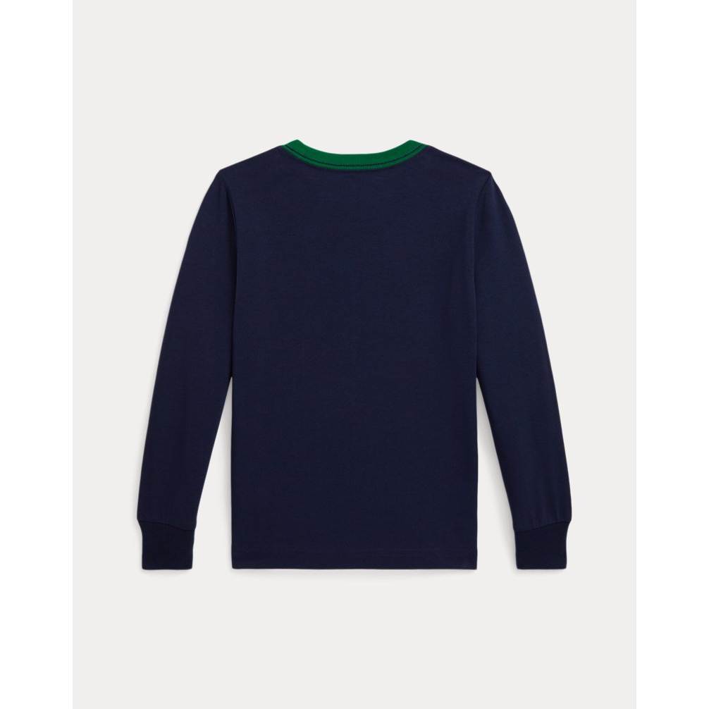 'Logo Cotton Long-Sleeve Tee' pour Garçons