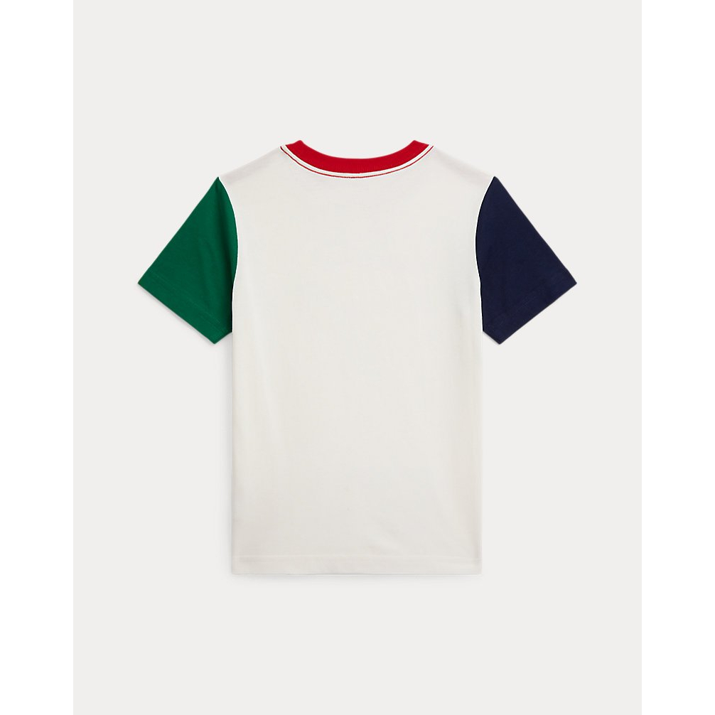 'Logo Color-Blocked Cotton Tee' pour Garçons