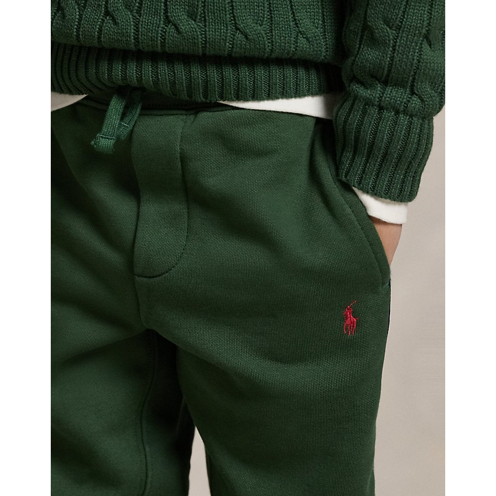 'Plaid-Trim Fleece Jogger Pant' pour Garçons
