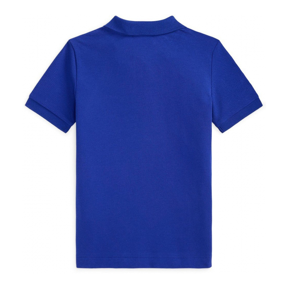 'Big Pony Cotton Mesh Polo Shirt' pour Garçons