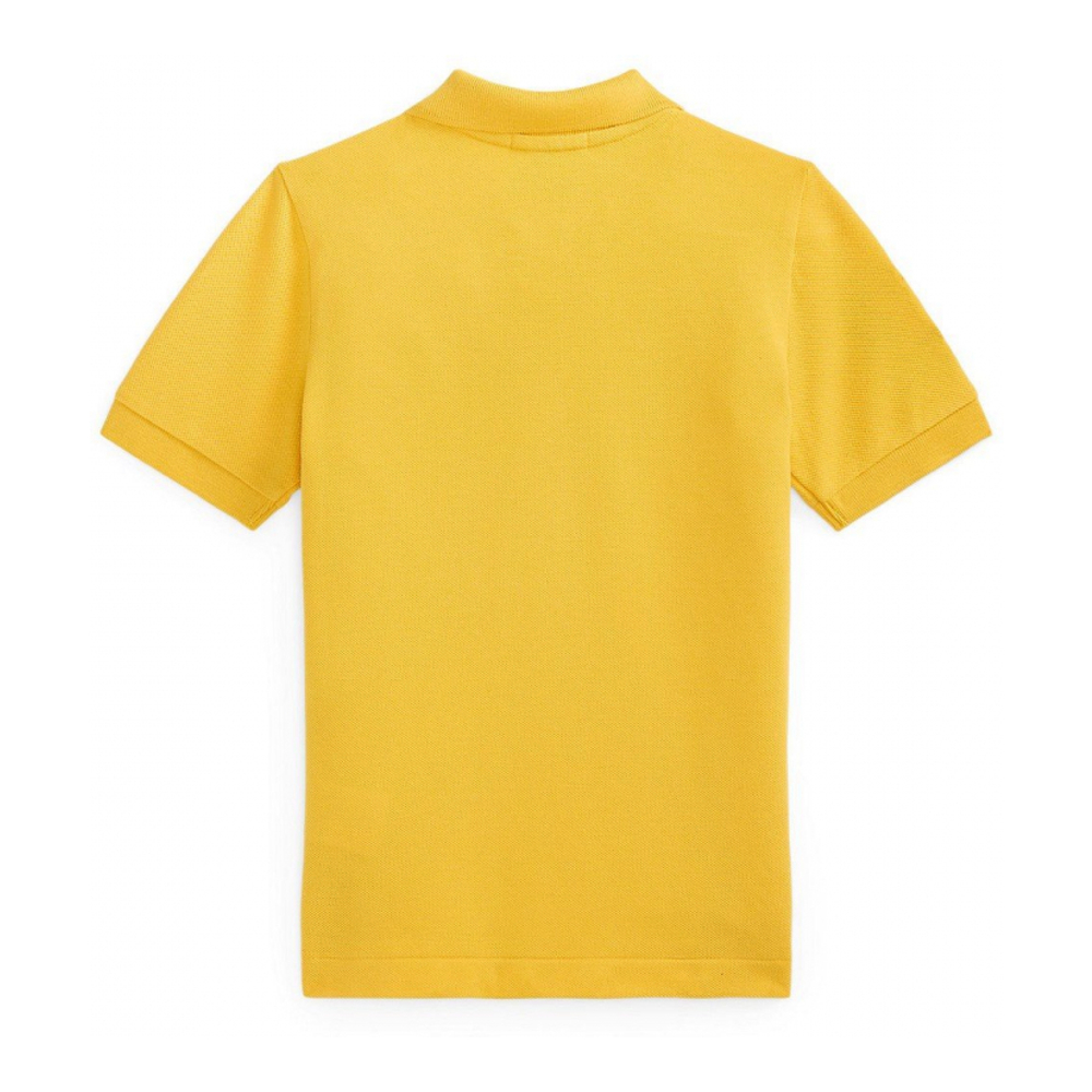 'Big Pony Cotton Mesh Polo Shirt' pour Garçons