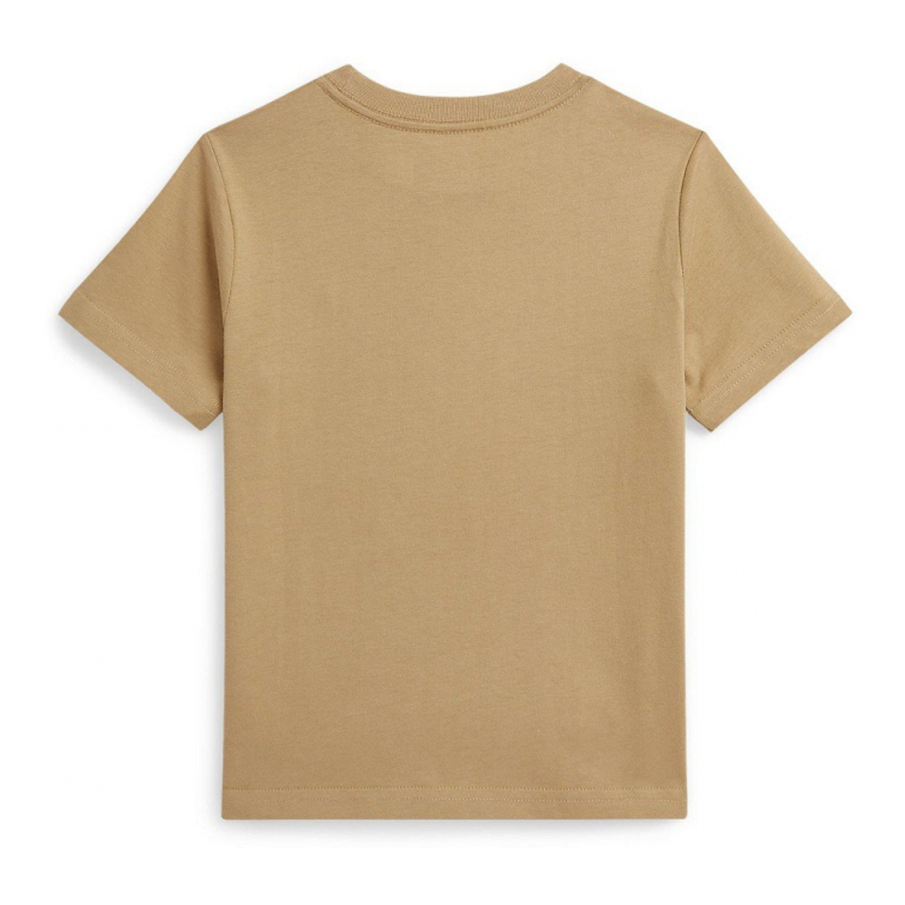 'Cotton Jersey Crewneck T-Shirt' pour Garçons